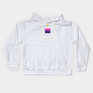 Galaxy Boba Tea Kids Hoodie